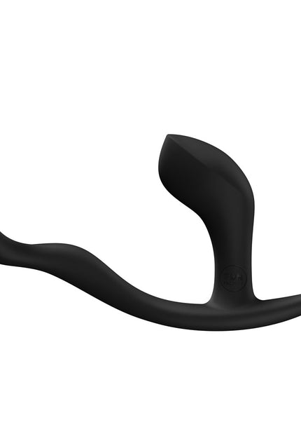 Fun Factory BOOTIE RING Black - Black 14.7 cm Anal Plug with Cock Ring