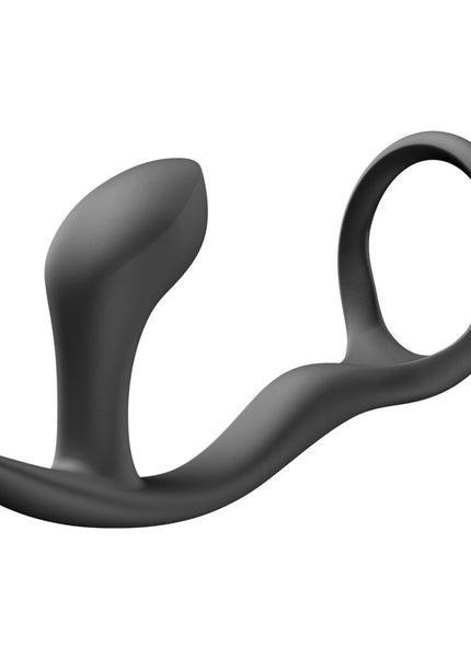 Fun Factory BOOTIE RING Black - Black 14.7 cm Anal Plug with Cock Ring