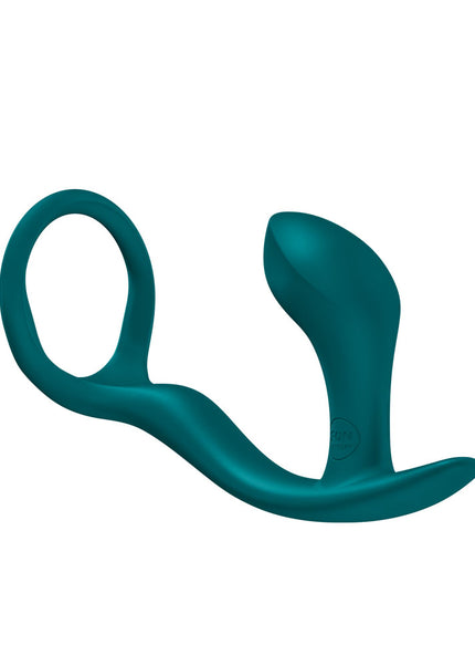 Fun Factory BOOTIE RING Bottle Green - Bottle Green 14.7 cm Anal Plug with Cock Ring