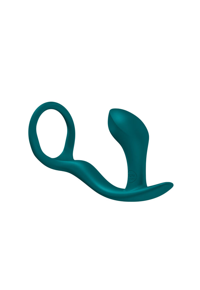 Fun Factory BOOTIE RING Bottle Green - Bottle Green 14.7 cm Anal Plug with Cock Ring