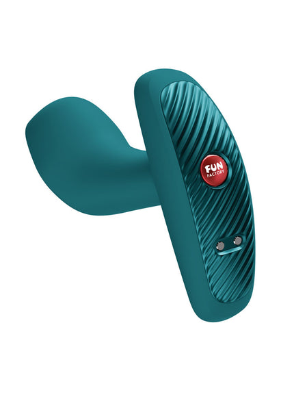 Fun Factory BOOTY VIBE Bottle Green - Bottle Green 9.7 cm USB-C Rechargeable Vibrating Anal Plug