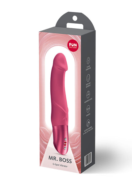 Fun Factory MR. BOSS Raspberry - Raspberry 21 cm Vibrator