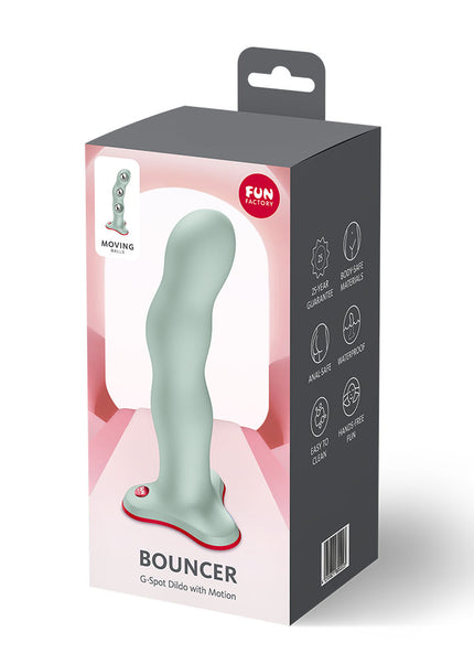 Fun Factory BOUNCER Light Green - Light Green 18 cm Dildo
