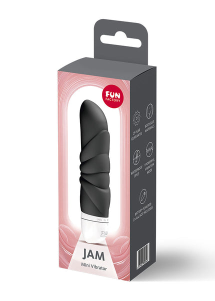 Fun Factory JAM Black - Black 12.2 cm Vibrator