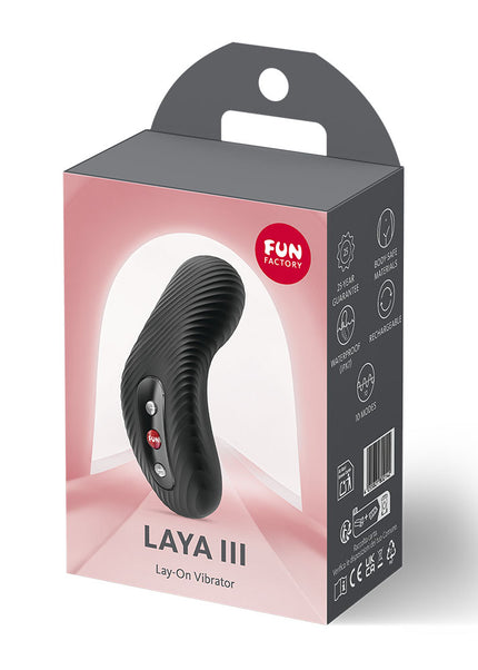 Fun Factory LAYA III Black - Black USB-C Rechargeable Stimulator