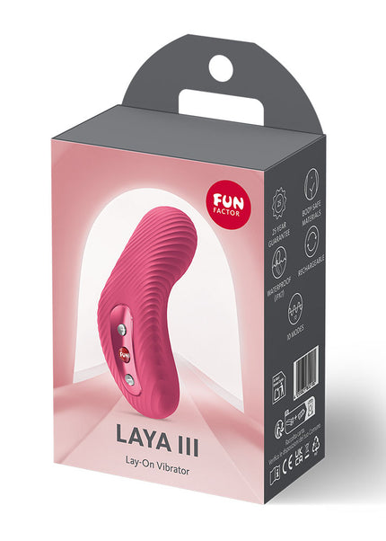 Fun Factory LAYA III Raspberry - Raspberry USB-C Rechargeable Stimulator