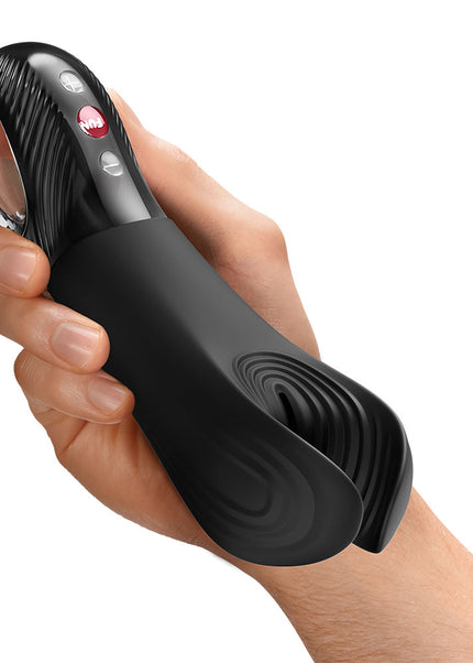 Fun Factory MANTA Black - Black USB-C Rechargeable Unisex Vibrator