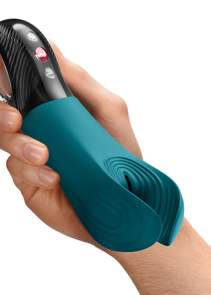 Fun Factory MANTA Bottle Green - Bottle Green USB-C Rechargeable Unisex Vibrator