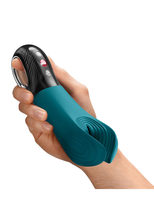 Fun Factory MANTA Bottle Green - Bottle Green USB-C Rechargeable Unisex Vibrator