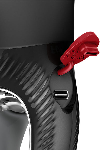 Fun Factory MISS BI Black - Black 17 cm USB-C Rechargeable Vibrator