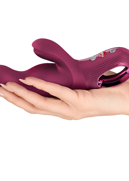Fun Factory MISS BI Wine Red - Wine Red 17 cm USB-C Rechargeable Vibrator