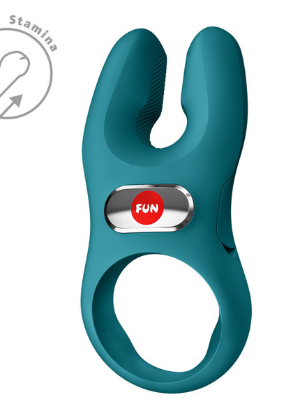 Fun Factory NOS PRO Bottle Green - Bottle Green USB-C Rechargeable Vibrating Cock Ring
