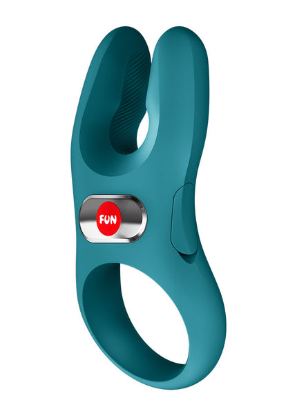 Fun Factory NOS PRO Bottle Green - Bottle Green USB-C Rechargeable Vibrating Cock Ring