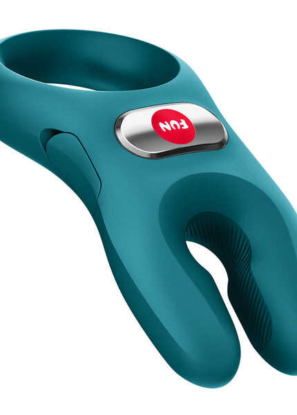 Fun Factory NOS PRO Bottle Green - Bottle Green USB-C Rechargeable Vibrating Cock Ring