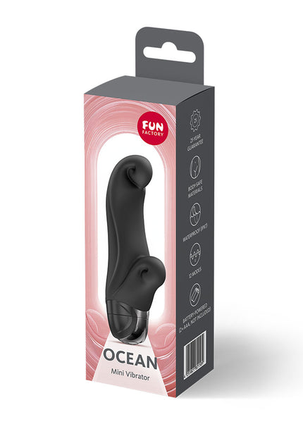 Fun Factory OCEAN Black - Black 14.5 cm Vibrator