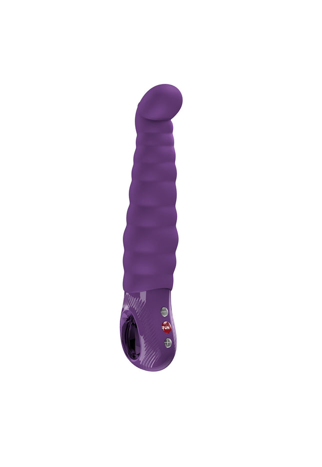 Fun Factory PATCHY PAUL Dark Violet - Dark Violet 23 cm USB-C Rechargeable Vibrator