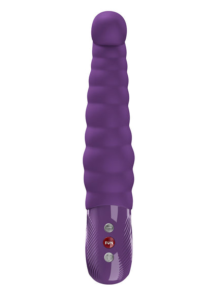Fun Factory PATCHY PAUL Dark Violet - Dark Violet 23 cm USB-C Rechargeable Vibrator