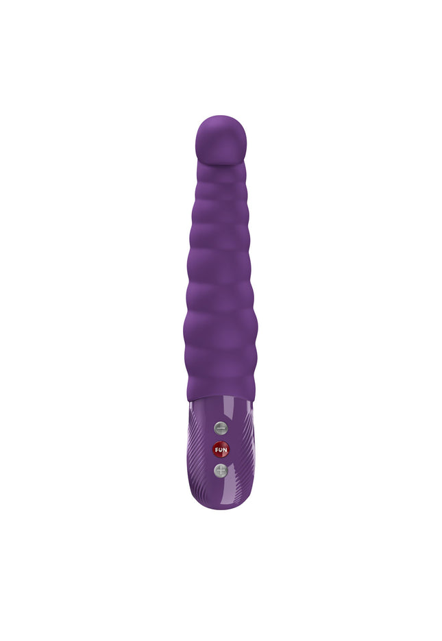 Fun Factory PATCHY PAUL Dark Violet - Dark Violet 23 cm USB-C Rechargeable Vibrator