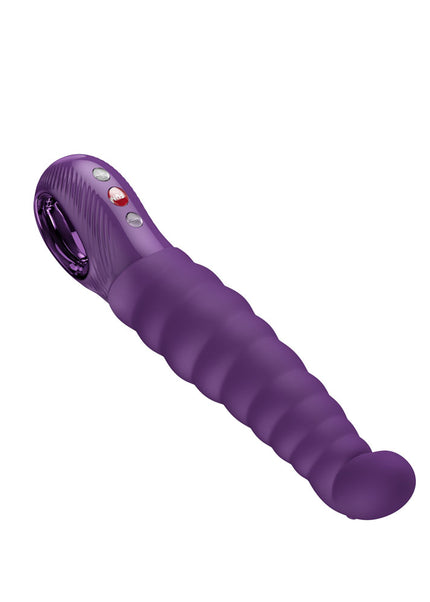 Fun Factory PATCHY PAUL Dark Violet - Dark Violet 23 cm USB-C Rechargeable Vibrator