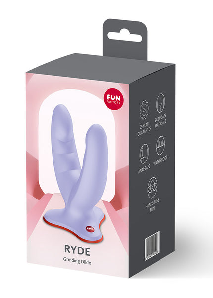 Fun Factory RYDE Purple - Purple Grinding Dildo