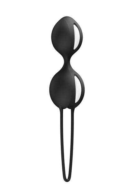 Fun Factory SMARTBALLS DUO Black - Black Weighted Kegel Balls