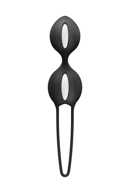 Fun Factory SMARTBALLS DUO Black - Black Weighted Kegel Balls