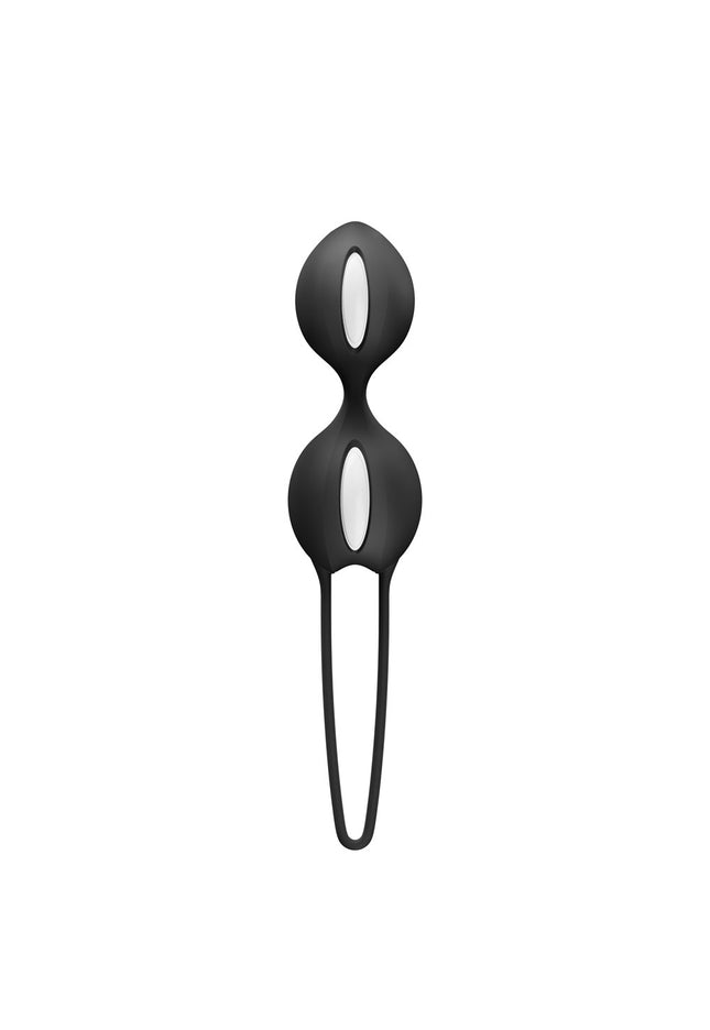 Fun Factory SMARTBALLS DUO Black - Black Weighted Kegel Balls