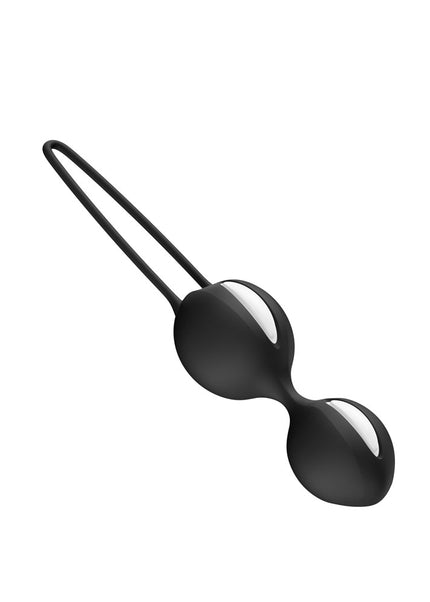 Fun Factory SMARTBALLS DUO Black - Black Weighted Kegel Balls
