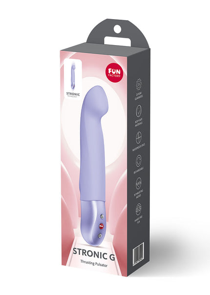 Fun Factory STRONIC G - Purple 20.8 cm USB-C Rechargeable Thrusting Vibrator
