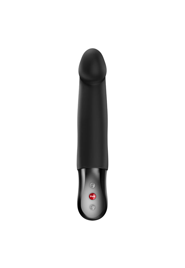 Fun Factory STRONIC REAL Black - Black USB Rechargeable Thrusting Vibrator