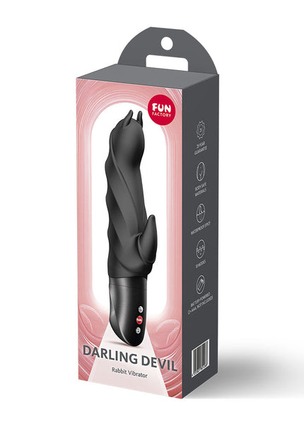 Fun Factory DARLING DEVIL Black - Black 20 cm Vibrator