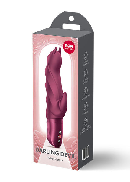 Fun Factory DARLING DEVIL Wine Red - Wine Red 20 cm Vibrator
