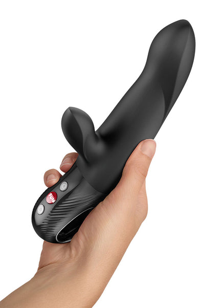 Fun Factory BI STRONIC ARC Black - Black 21.6 cm USB-C Rechargeable Thrusting Vibrator