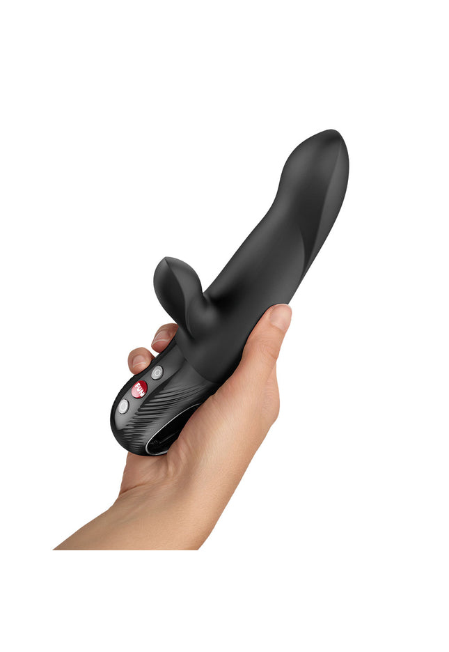 Fun Factory BI STRONIC ARC Black - Black 21.6 cm USB-C Rechargeable Thrusting Vibrator