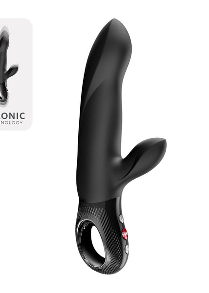 Fun Factory BI STRONIC ARC Black - Black 21.6 cm USB-C Rechargeable Thrusting Vibrator