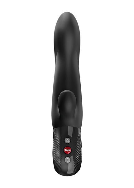 Fun Factory BI STRONIC ARC Black - Black 21.6 cm USB-C Rechargeable Thrusting Vibrator