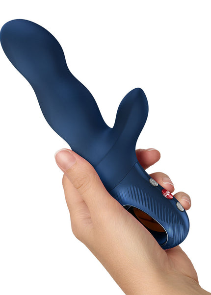Fun Factory BI STRONIC CRAVE Nightblue - Nightblue USB-C Rechargeable Thrusting Vibrator