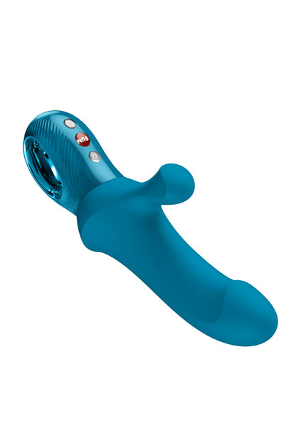 Fun Factory BI STRONIC CURVE Aquamarine - Aquamarine USB-C Rechargeable Thrusting Vibrator