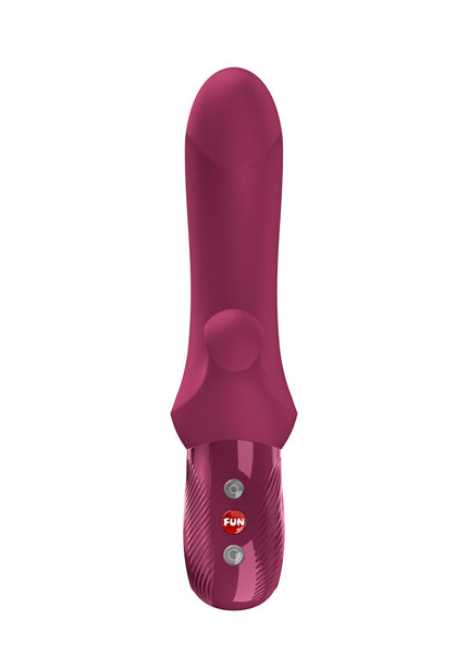 Fun Factory BI STRONIC CURVE Wine Red - Wine Red USB-C Rechargeable Thrusting Vibrator