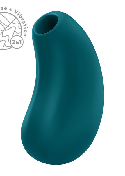 Fun Factory CHERIE Bottle Green - Bottle Green USB Rechargeable Air Pulse Stimulator