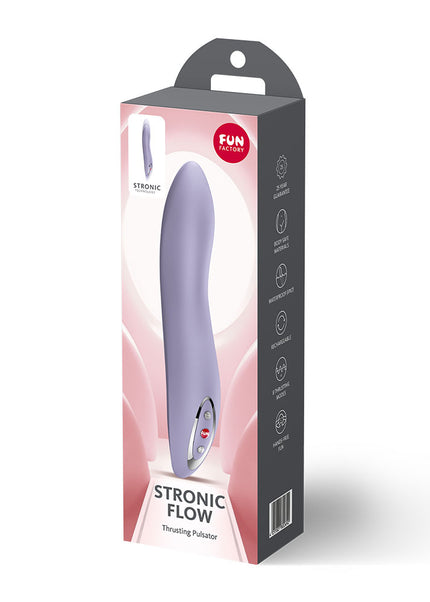 Fun Factory STRONIC FLOW Light Violet - Light Violet USB Rechargeable Thrusting Vibrator
