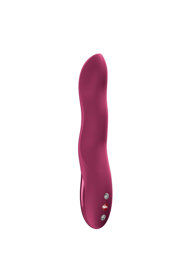 Fun Factory STRONIC WAVE Wine Red - Wine Red USB-C Rechargeable Thrusting Vibrator
