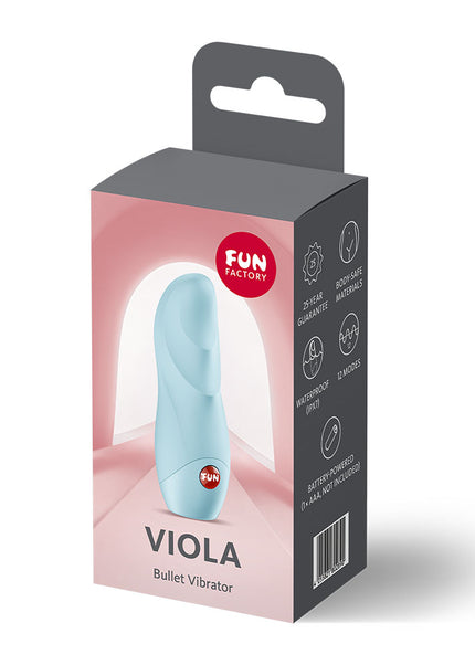 Fun Factory VIOLA Ice blue - Ice Blue Vibrating Bullet