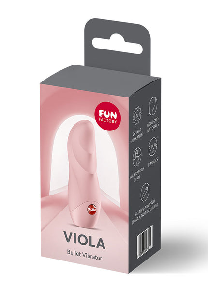 Fun Factory VIOLA Soft Pink - Soft Pink Vibrating Bullet