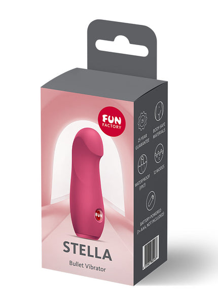 Fun Factory STELLA Raspberry - Raspberry Red Vibrating Bullet