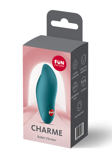 Fun Factory CHARME Bottle Green - Bottle Green USB-C Rechargeable Stimulator