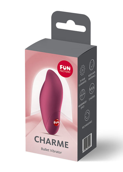Fun Factory CHARME Wine Red - Wine Red USB-C Rechargeable Stimulator