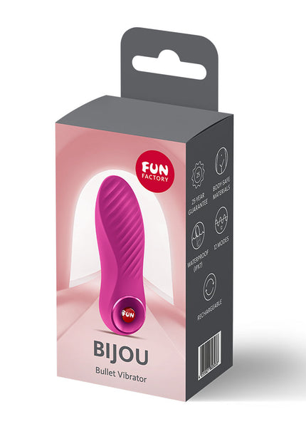 Fun Factory BIJOU Magenta - Magenta USB-C Rechargeable Stimulator