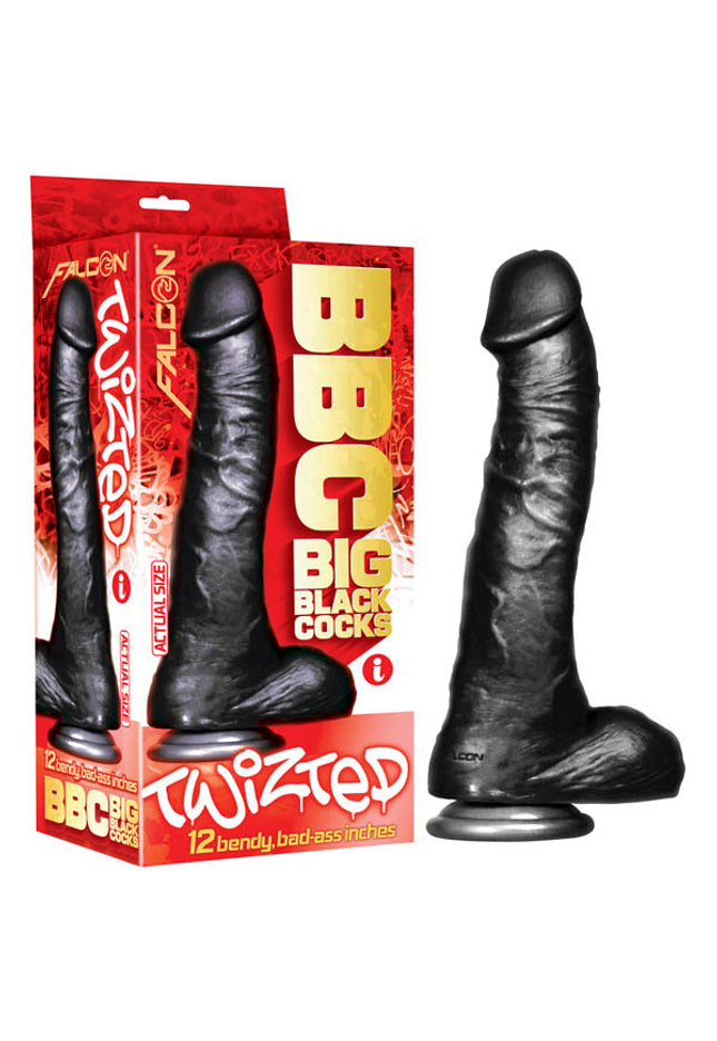 BBC (Big Black Cocks) - Twizted - Black 30.5 cm (12'') Dong