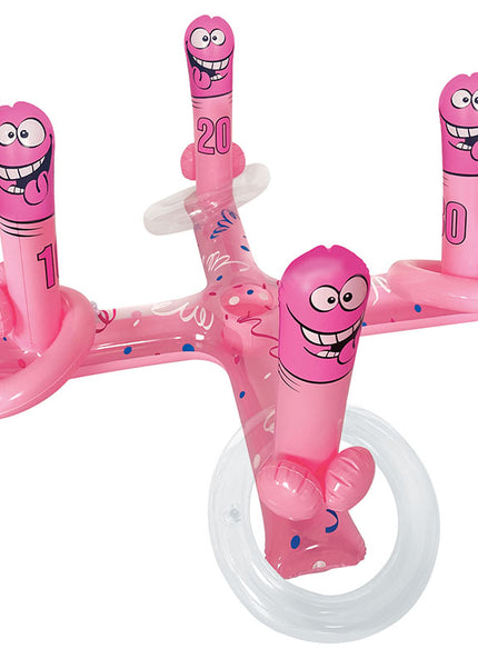 Inflatable Pecker Toss Game - Hens Novelty Game